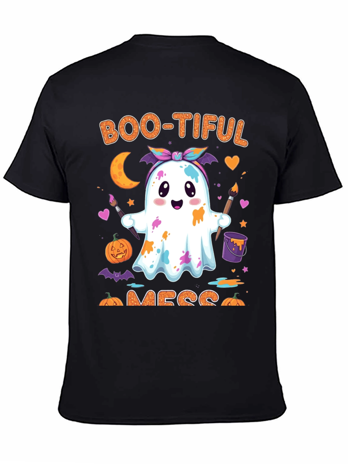Boo-tiful Mess Halloween Graphic T-Shirt
