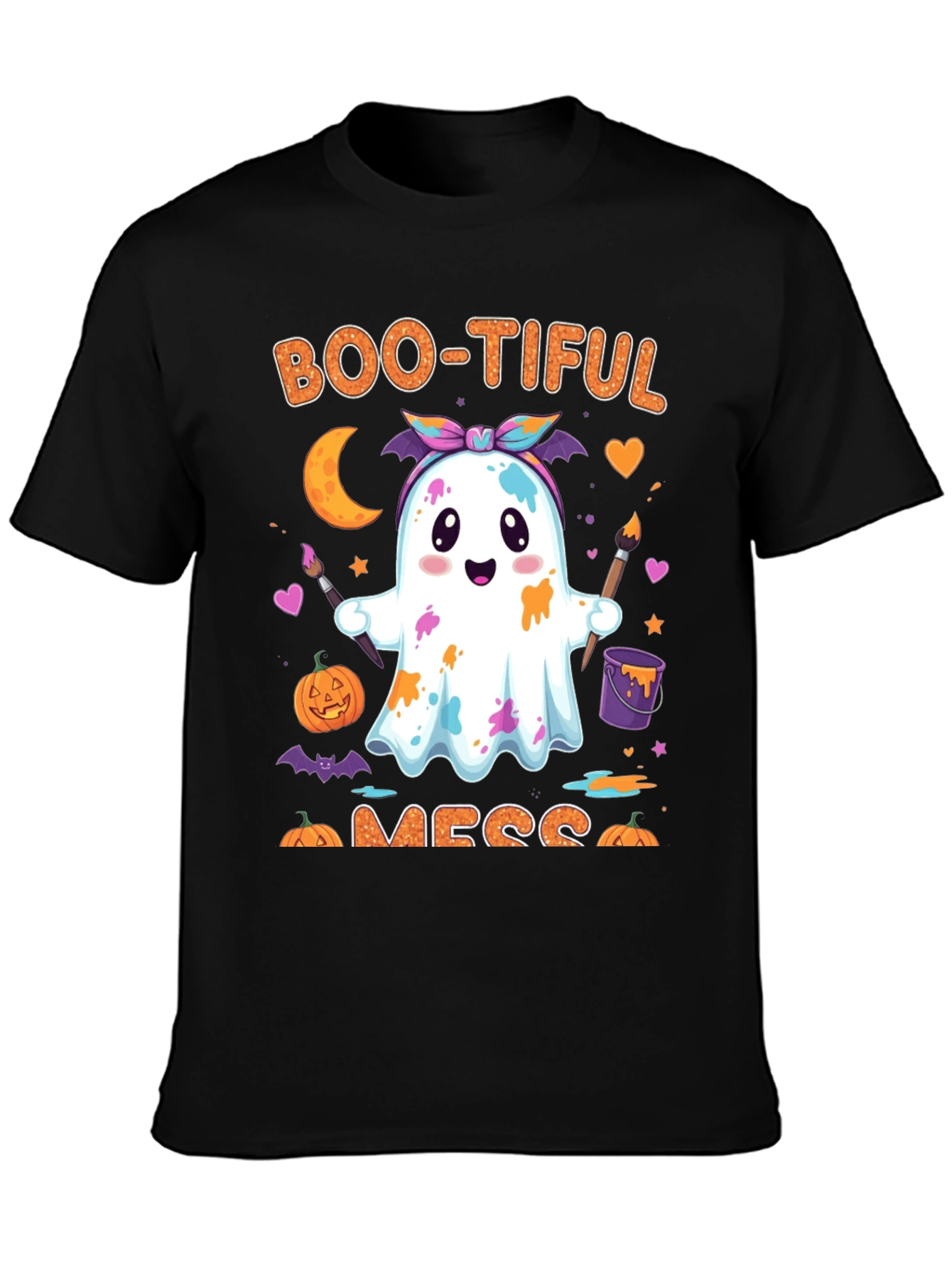 Boo-tiful Mess Halloween Graphic T-Shirt