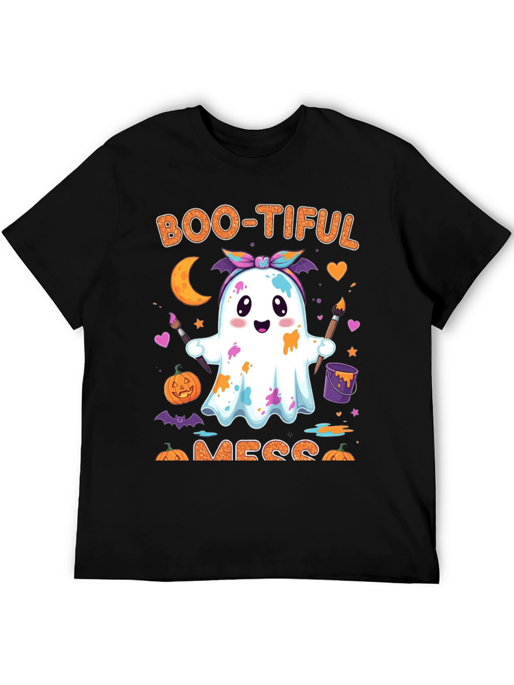 Boo-tiful Mess Halloween Graphic T-Shirt