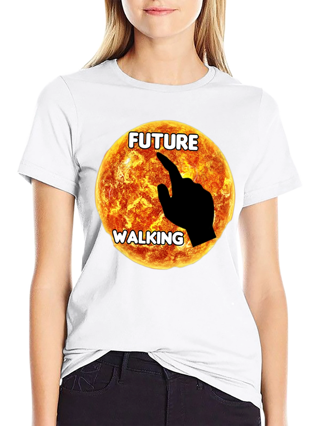 Future Walking Graphic T-Shirt
