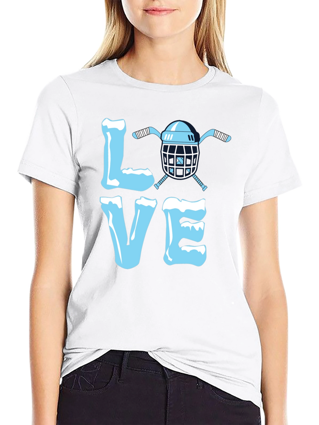 Icy Hockey Love T-Shirt