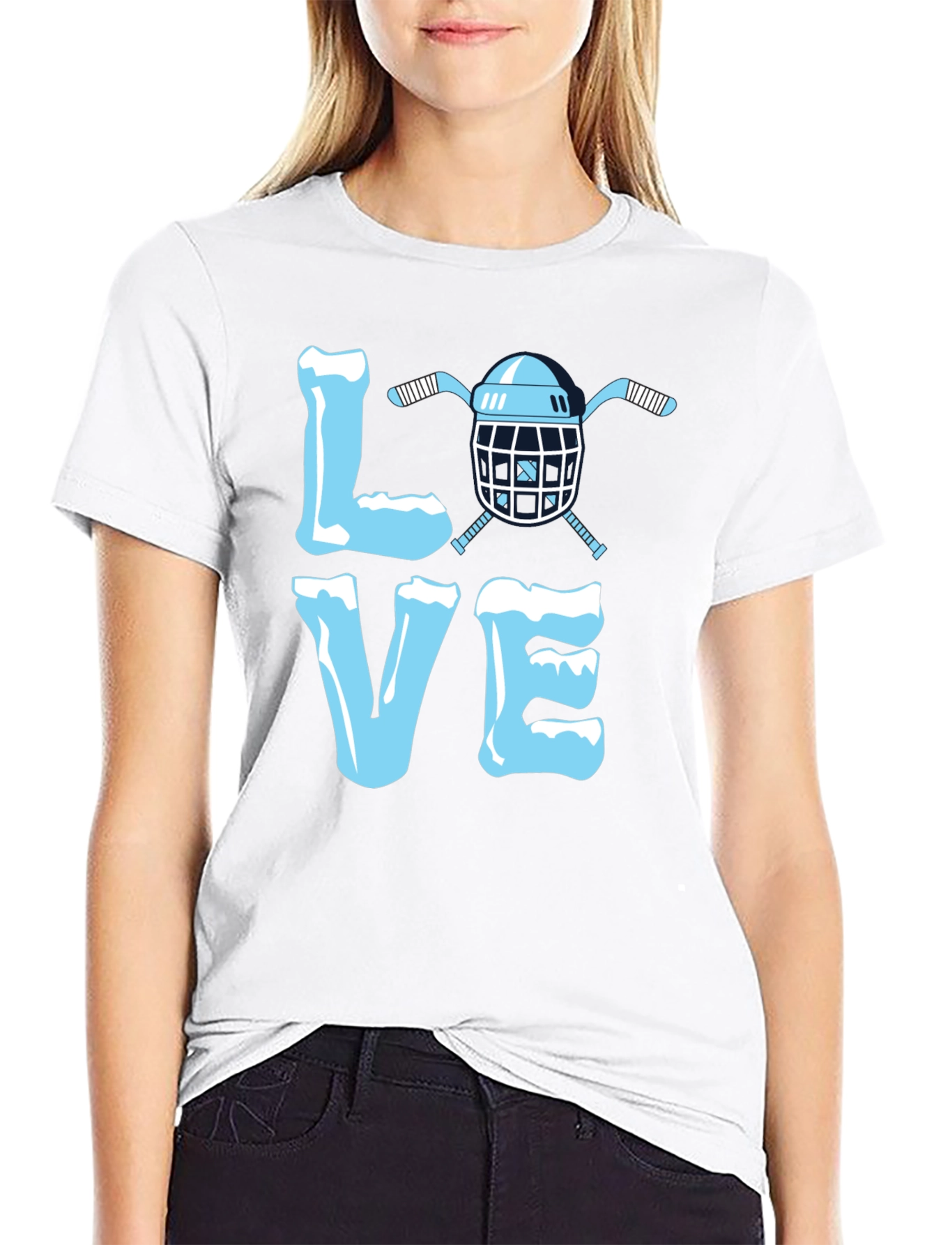Icy Hockey Love T-Shirt