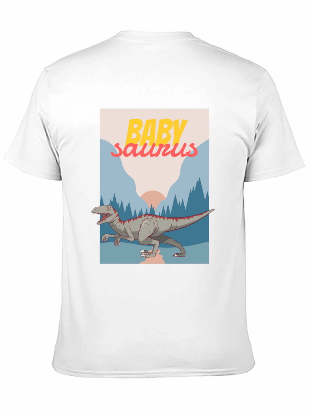 Baby Saurus Graphic T-Shirt - Black Cotton Tee