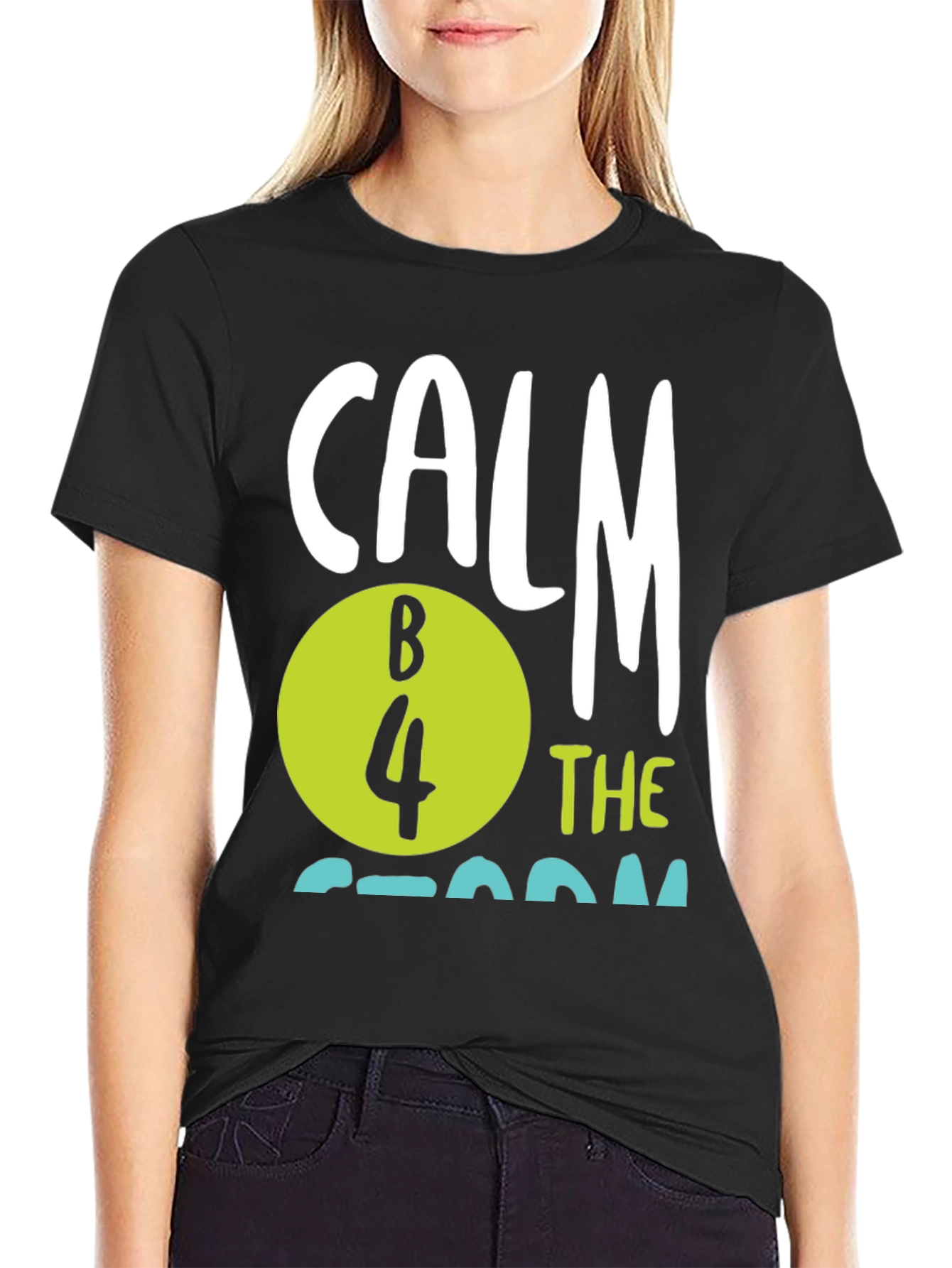 Calm B 4 The Storm Black T-Shirt