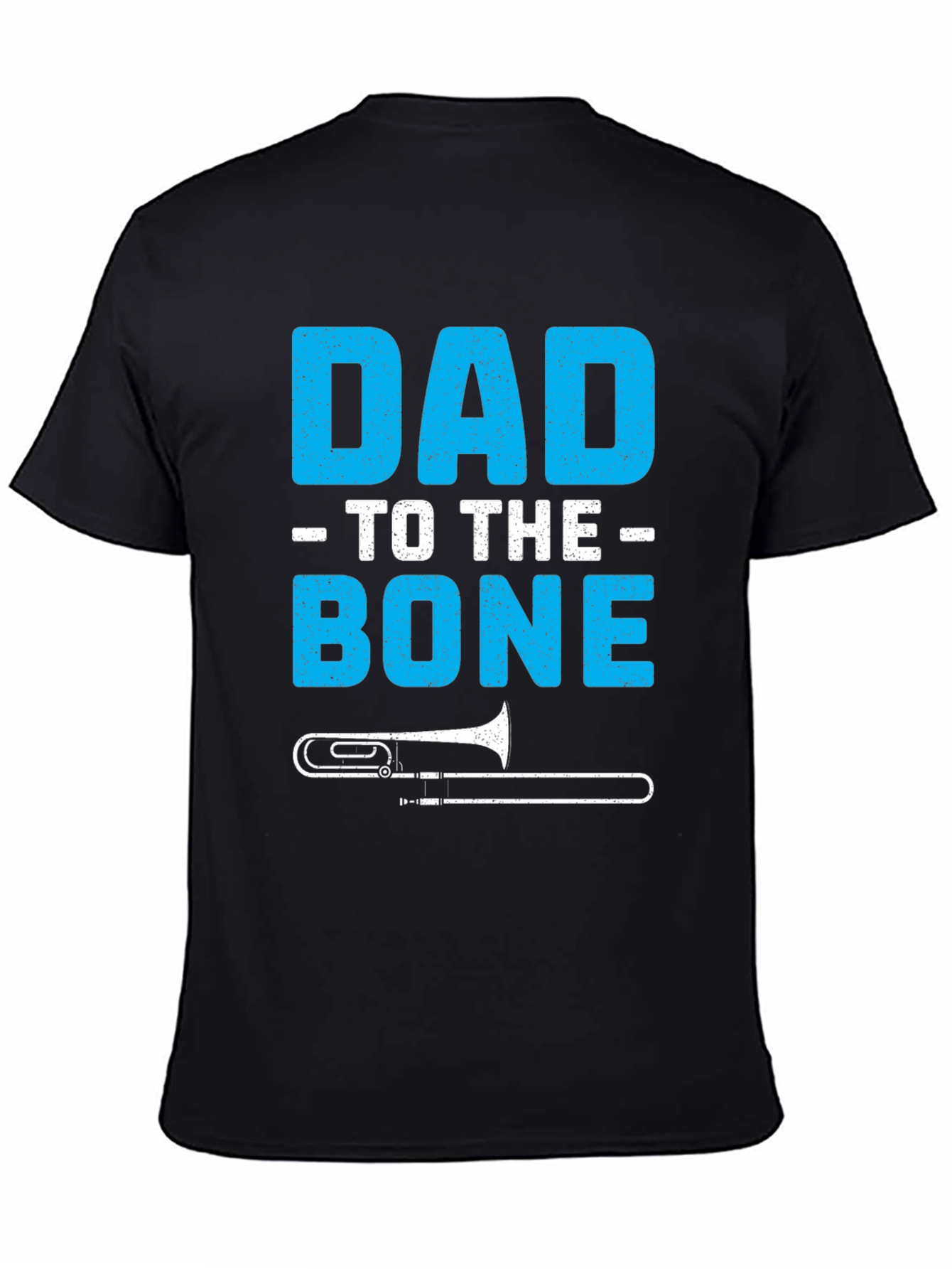 Dad To The Bone Trombone T-Shirt - Fathers Day Gift