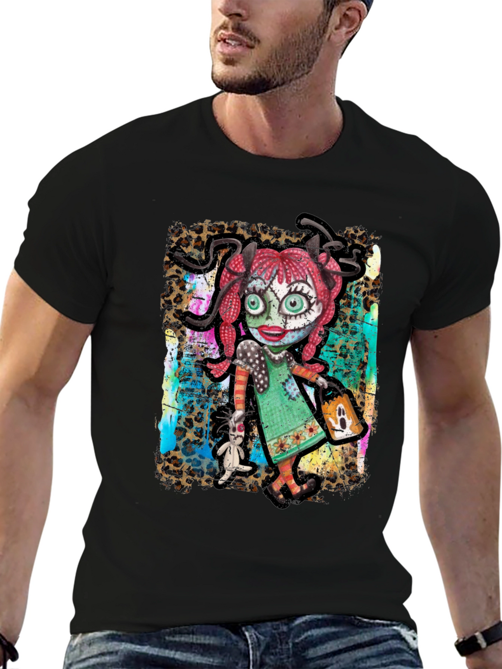Creepy Cute Doll Graphic T-Shirt