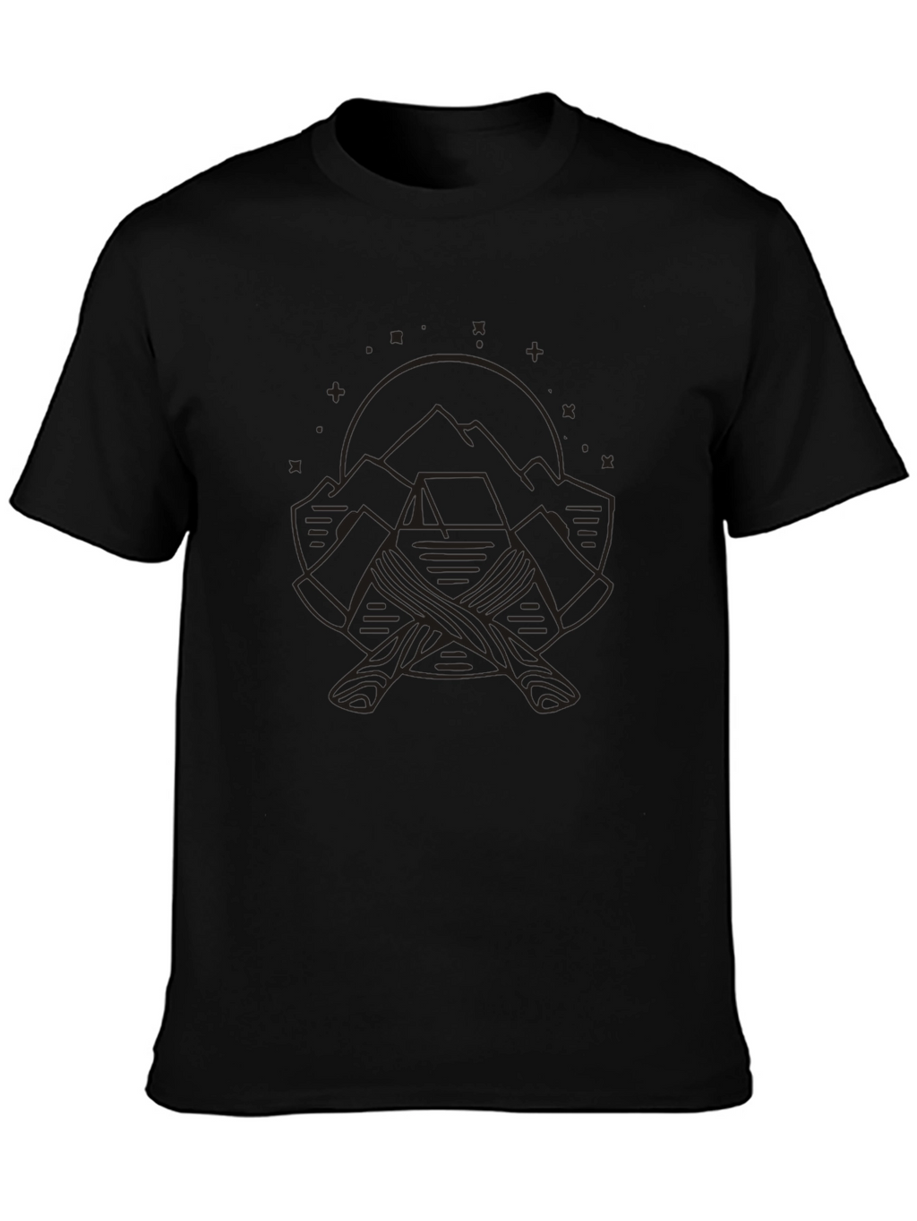 Mountain Axes Graphic T-Shirt - Outdoor Adventure