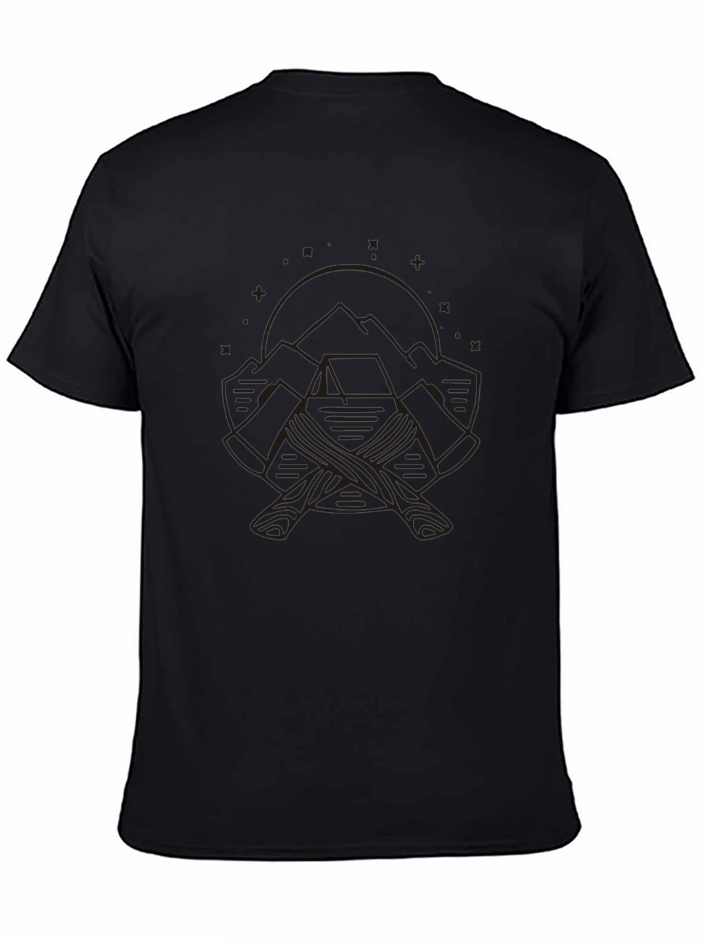 Mountain Axes Graphic T-Shirt - Outdoor Adventure