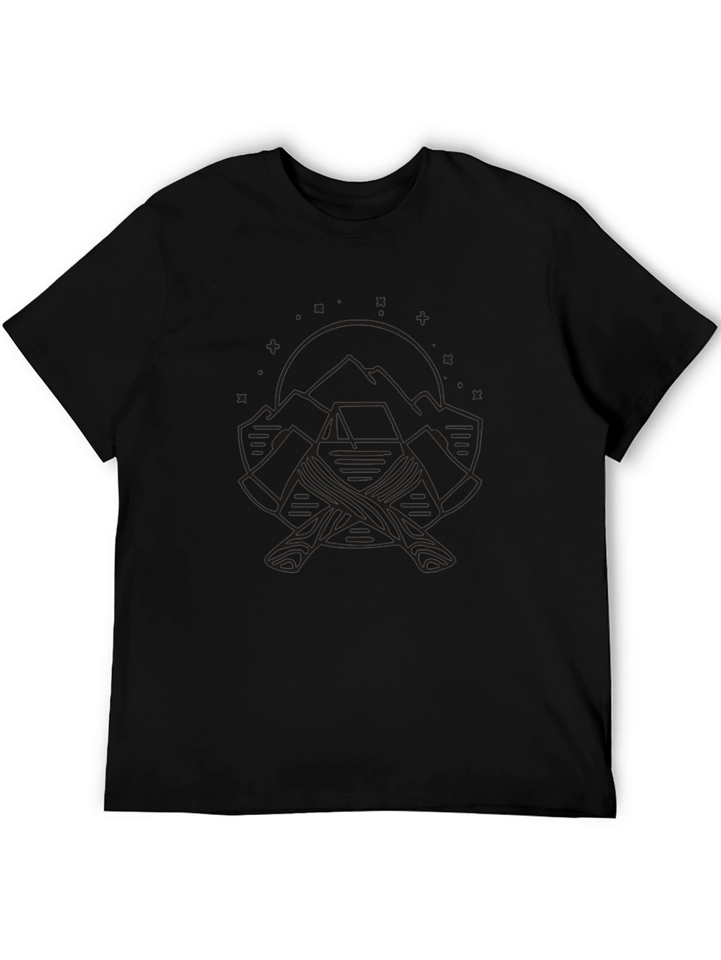 Mountain Axes Graphic T-Shirt - Outdoor Adventure
