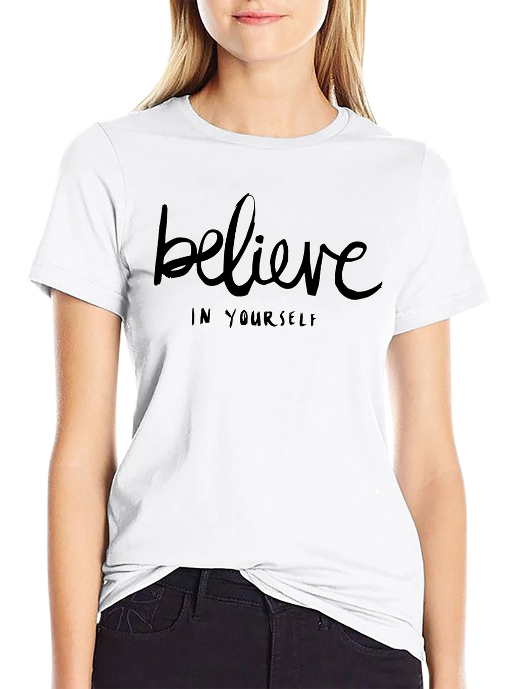 Believe in Yourself Black T-Shirt