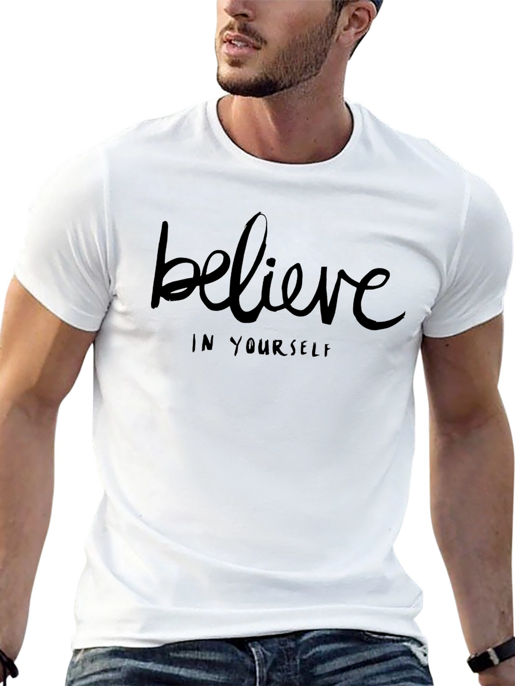 Believe in Yourself Black T-Shirt