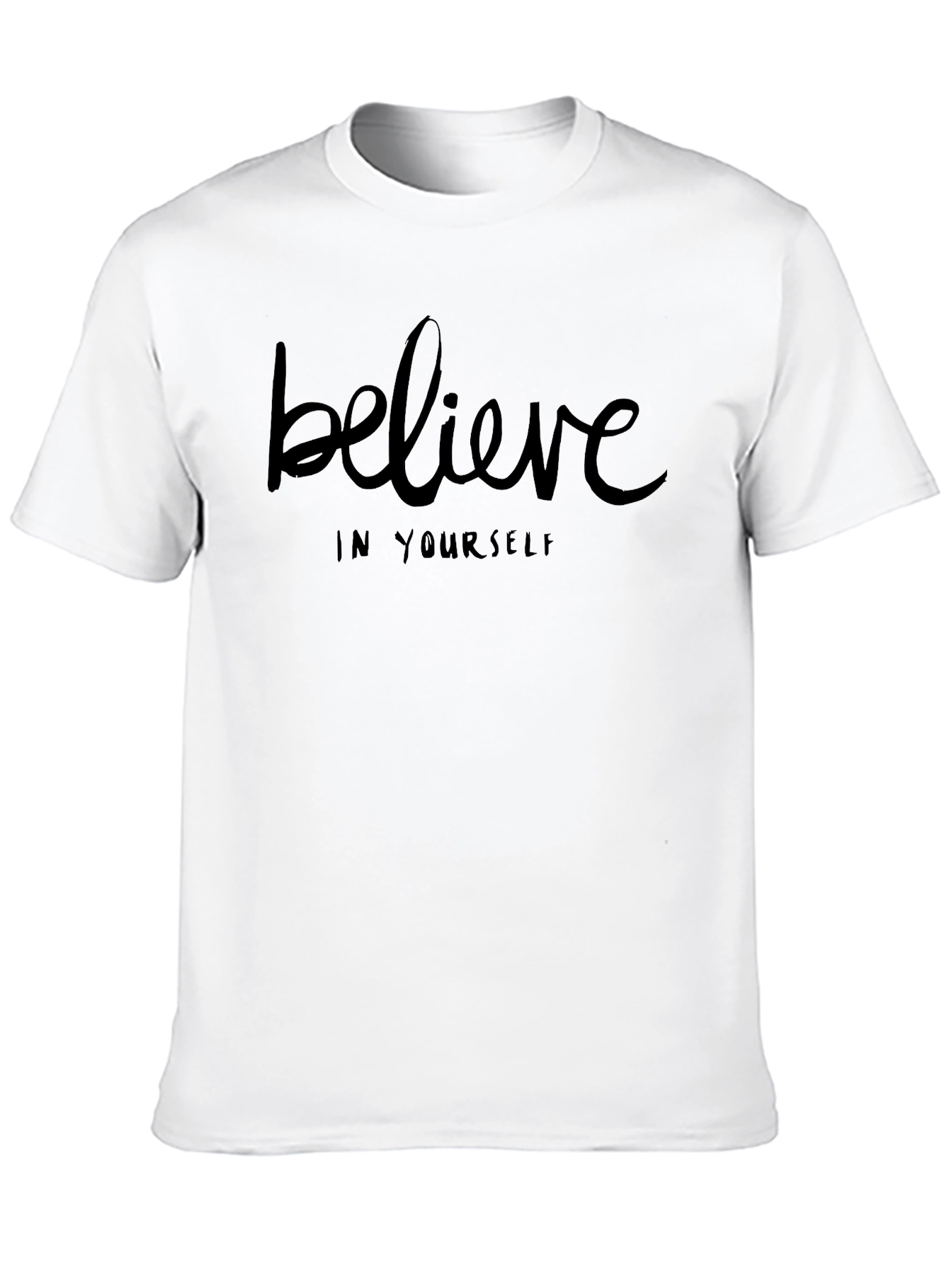 Believe in Yourself Black T-Shirt
