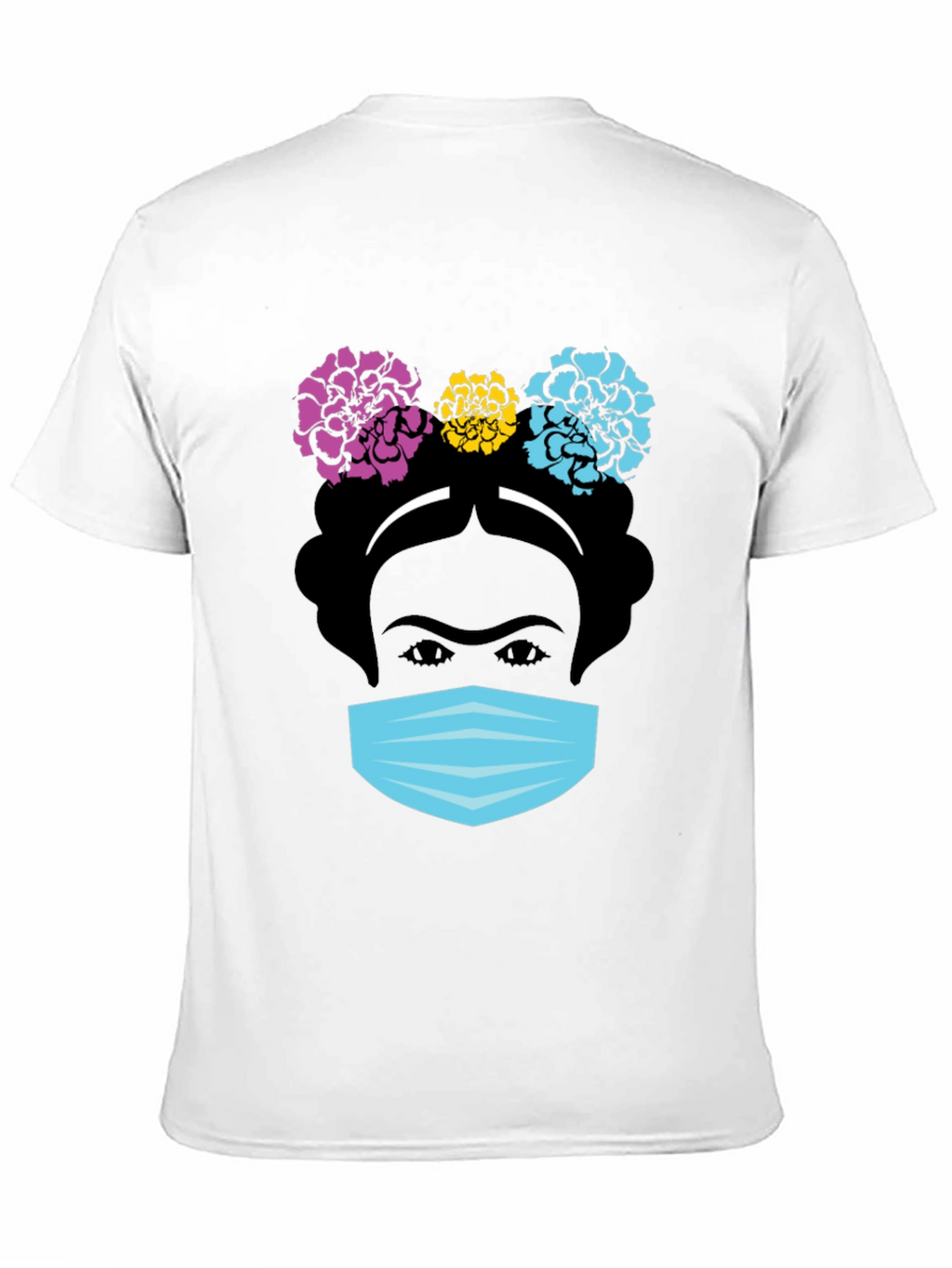 Frida Kahlo Masked T-Shirt - Artistic Graphic Tee