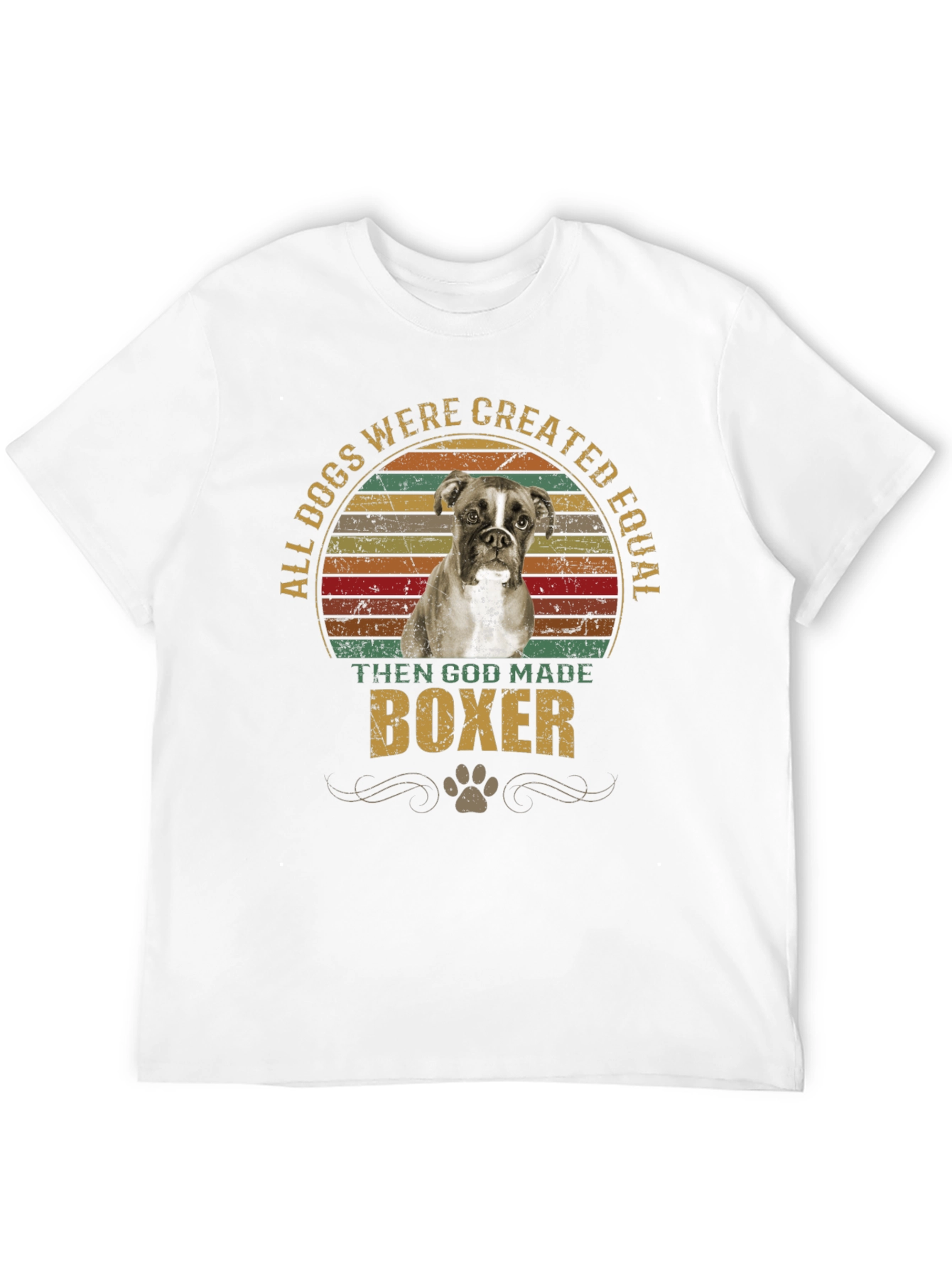 All Dogs Created Equal Boxer T-Shirt