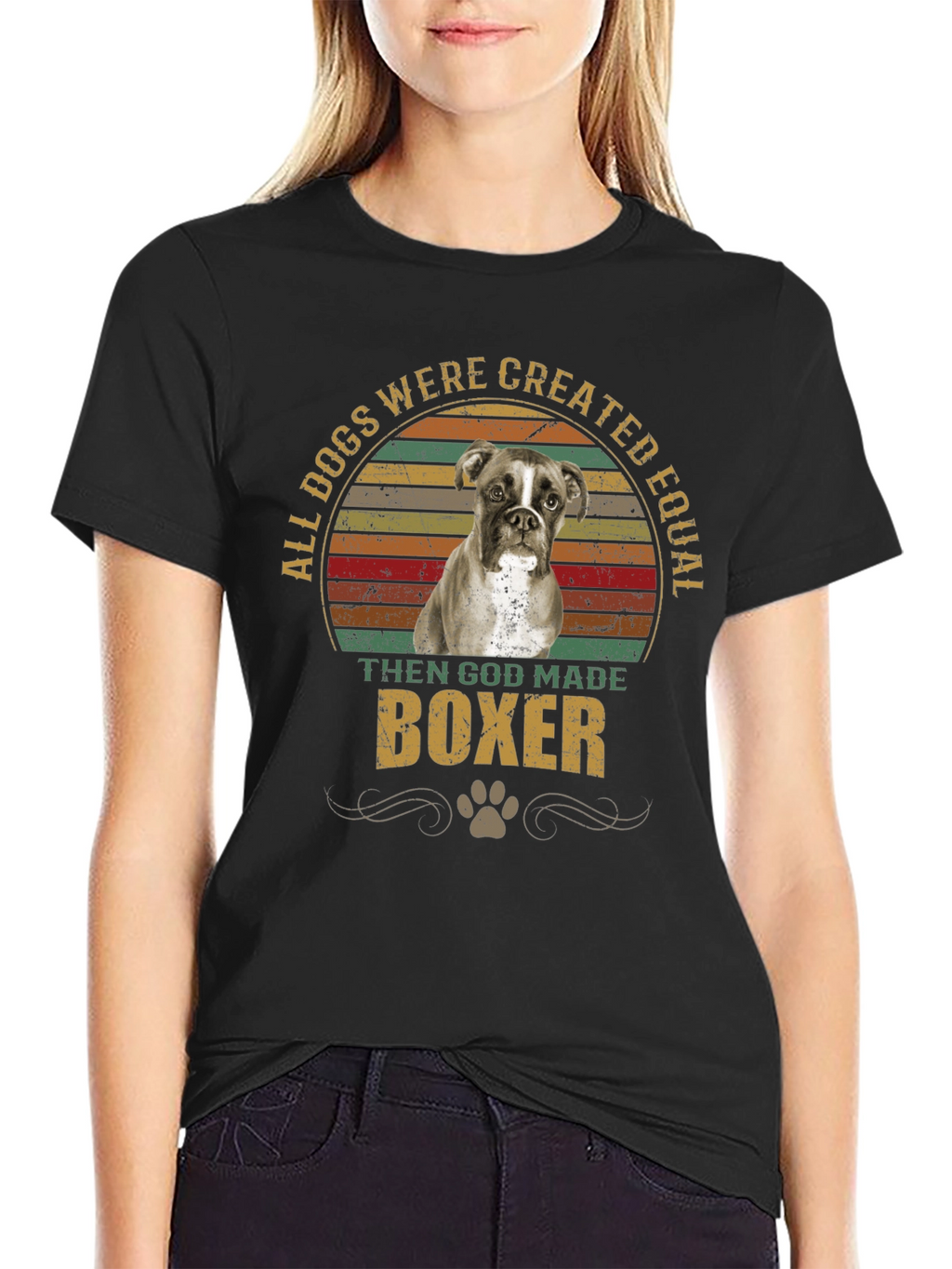 All Dogs Created Equal Boxer T-Shirt