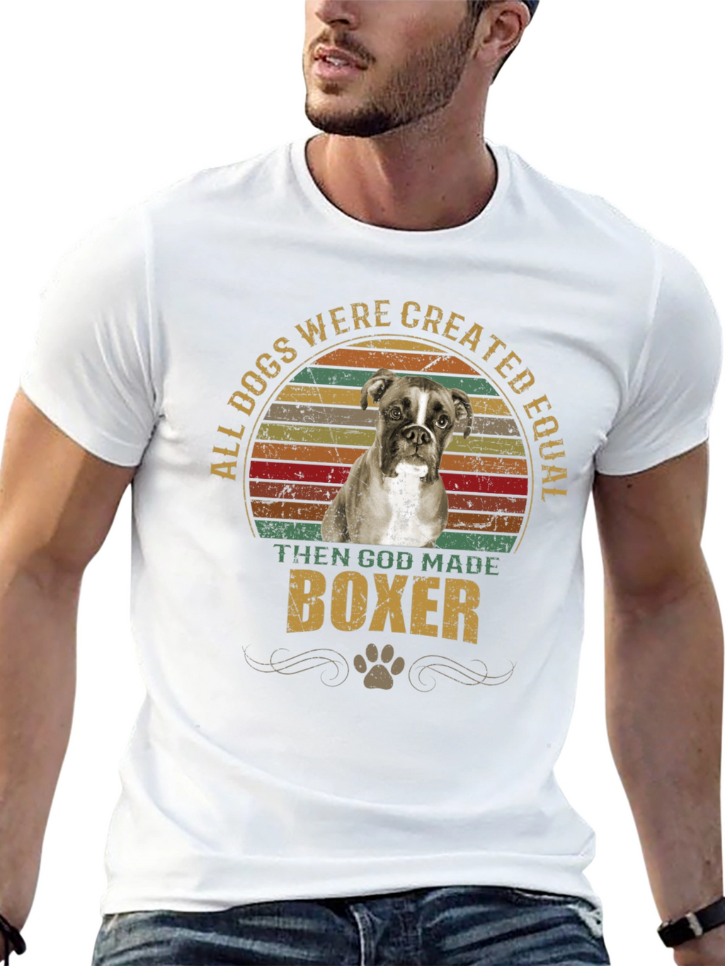 All Dogs Created Equal Boxer T-Shirt
