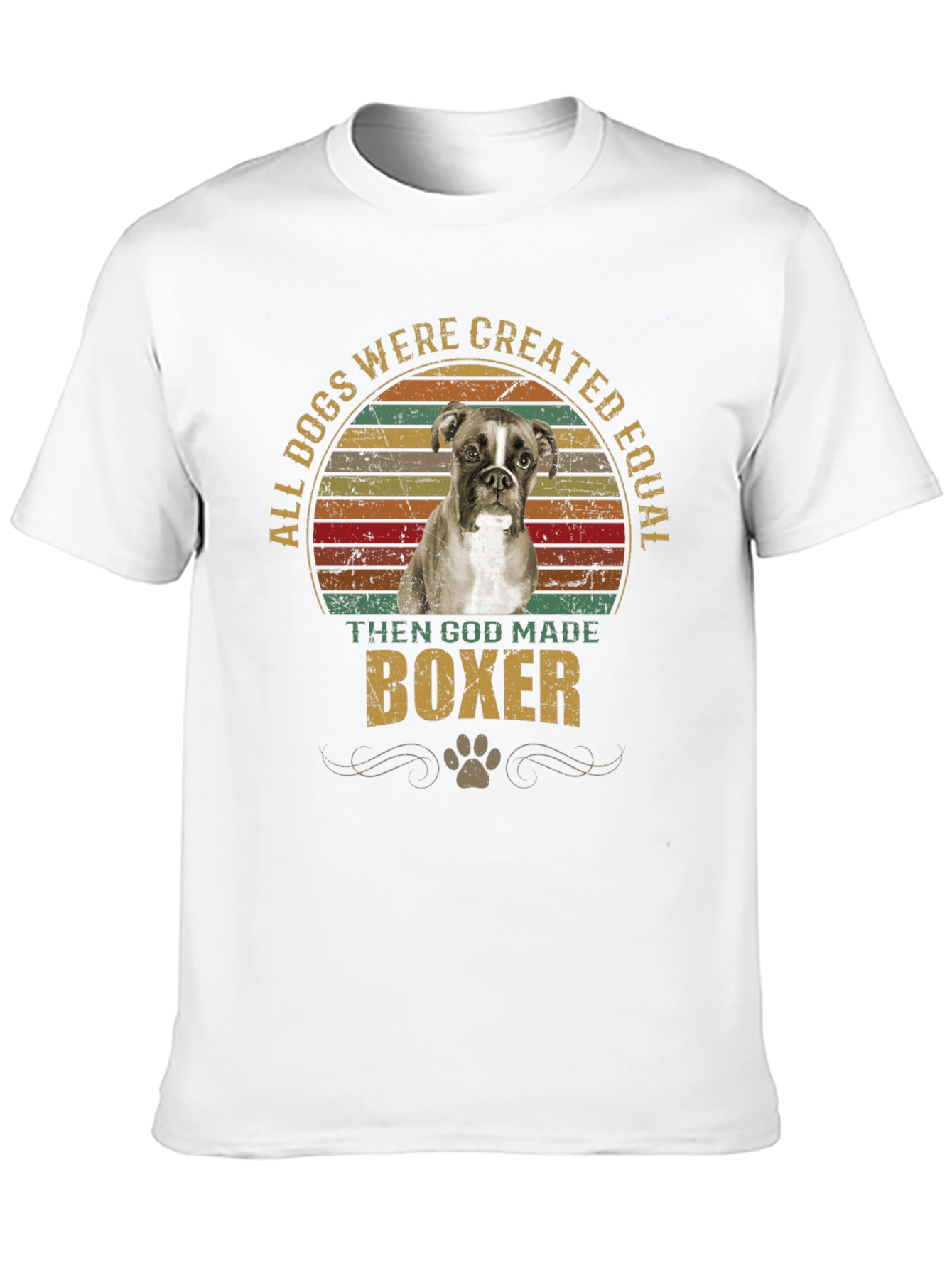 All Dogs Created Equal Boxer T-Shirt