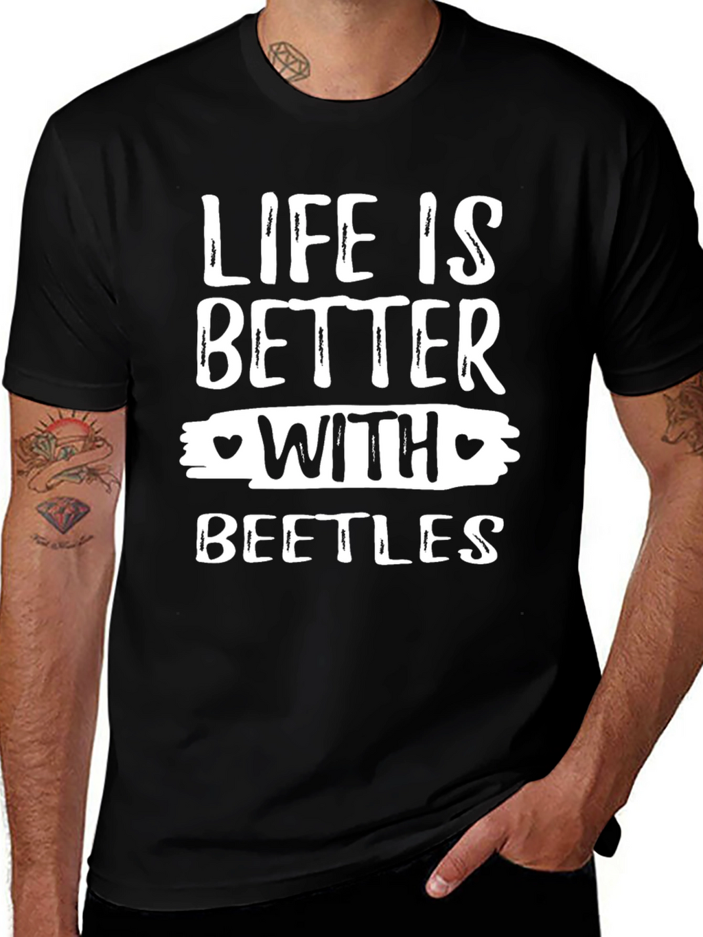 Life is Better with Beetles Graphic Tee