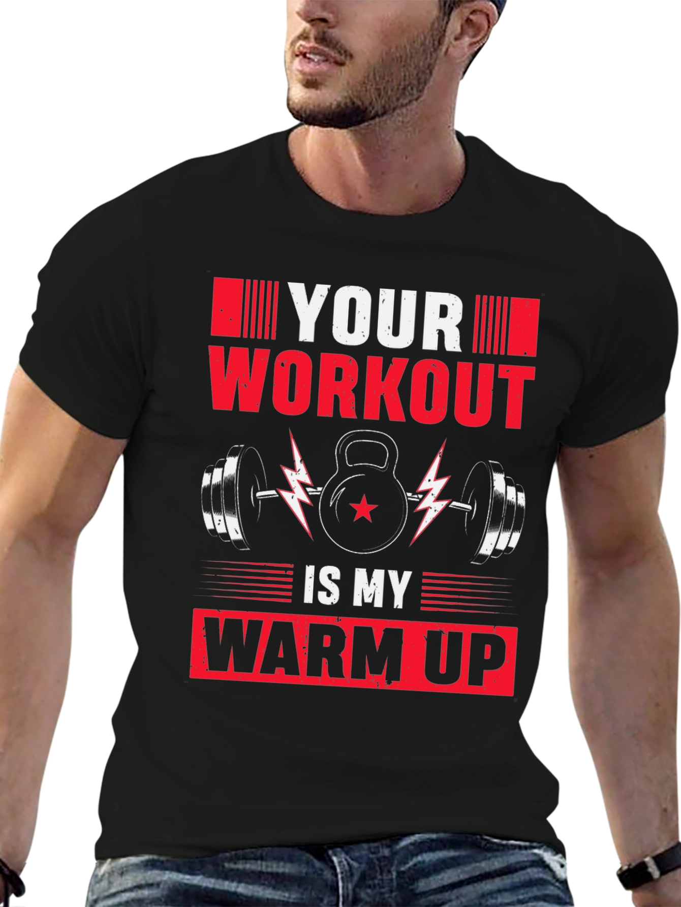 Workout Motivation T-Shirt - Gym Fitness Apparel