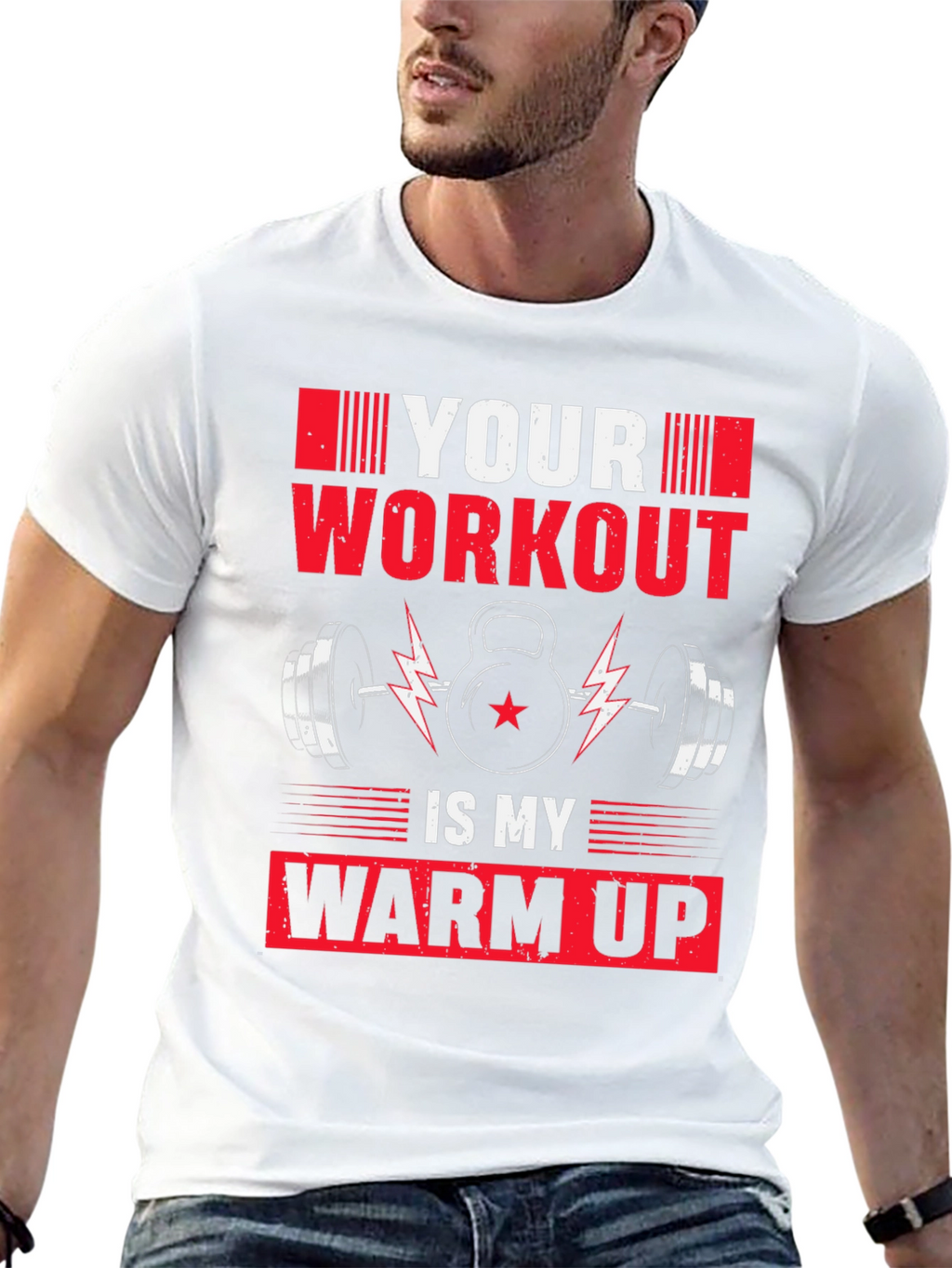 Workout Motivation T-Shirt - Gym Fitness Apparel