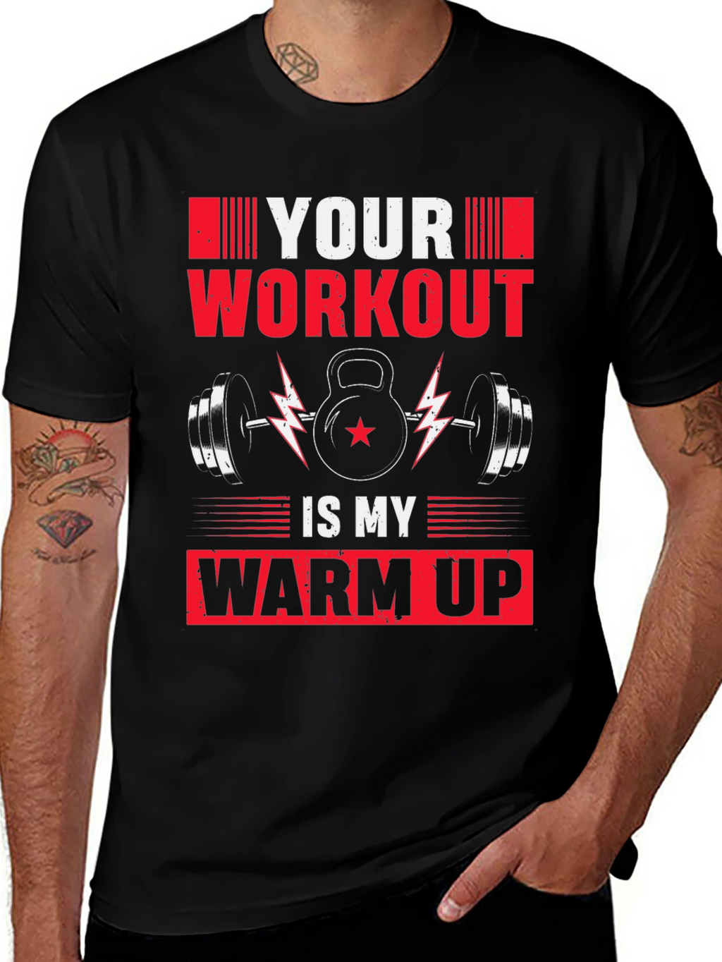 Workout Motivation T-Shirt - Gym Fitness Apparel