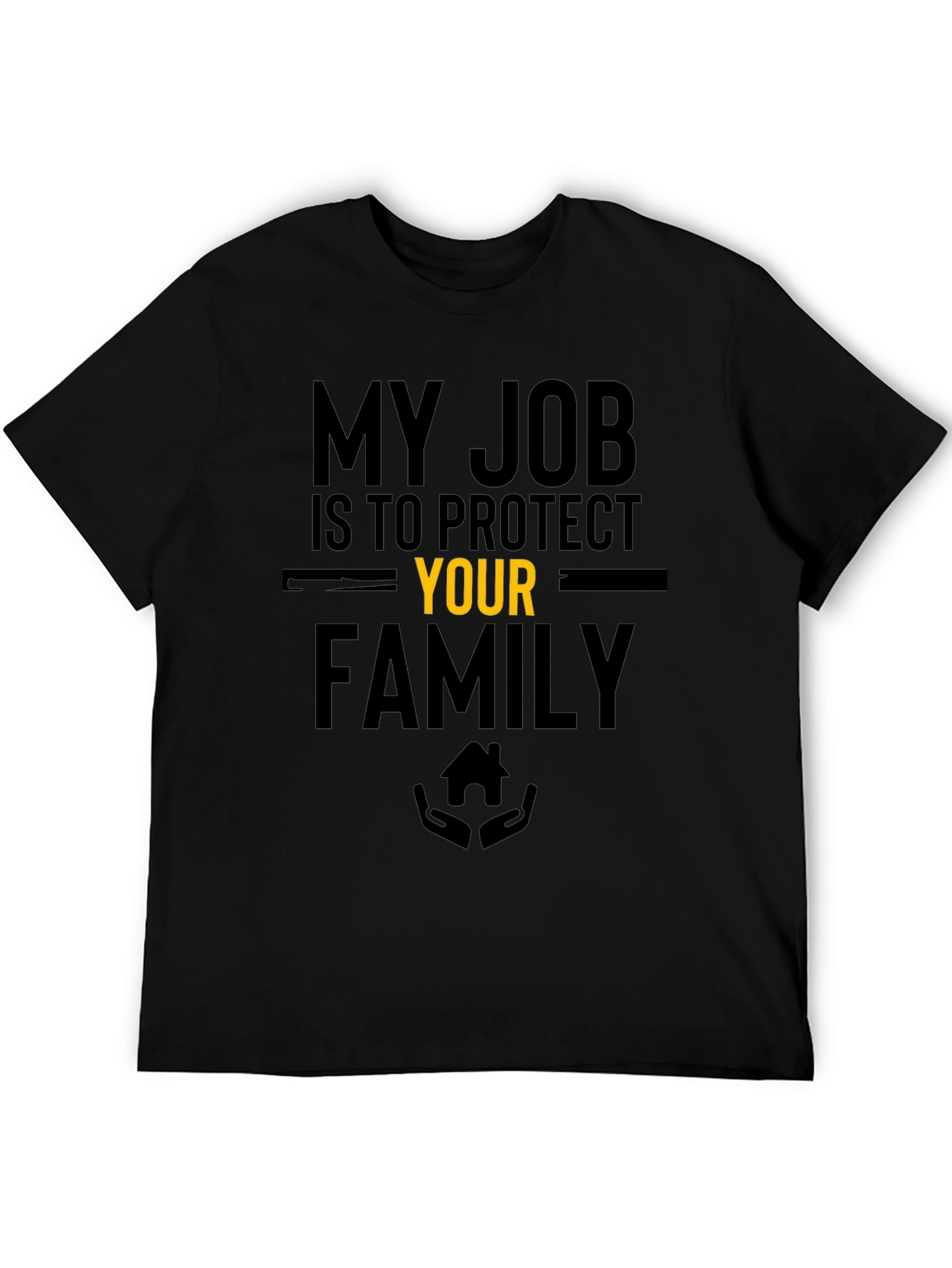 Protective Job Family Graphic Tee - Black