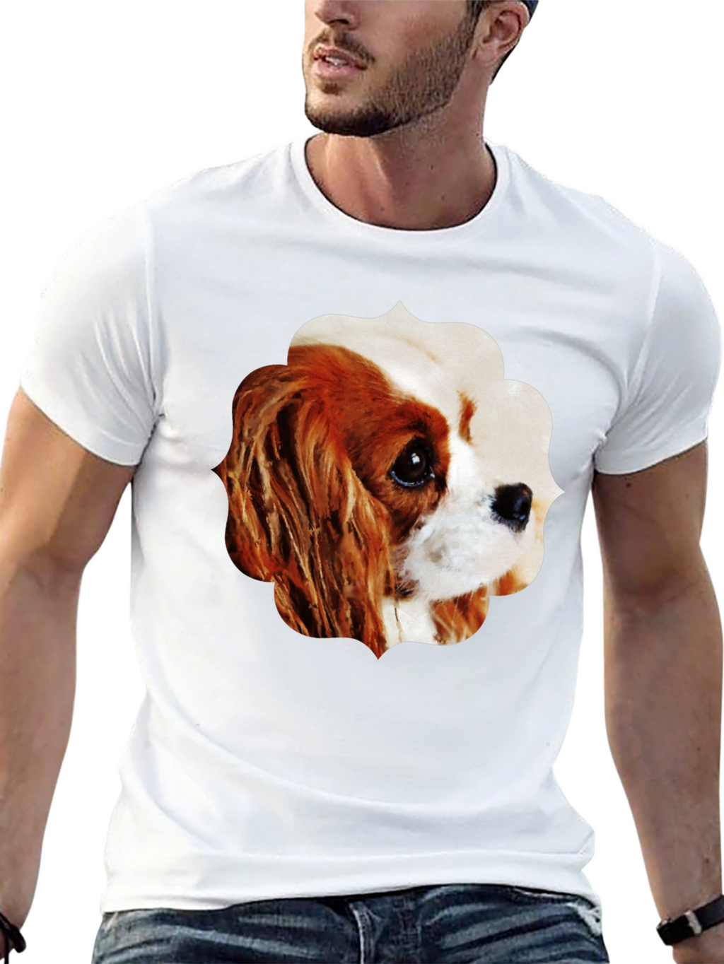 Dog Breed Graphic T-Shirt - Stylish Black Tee