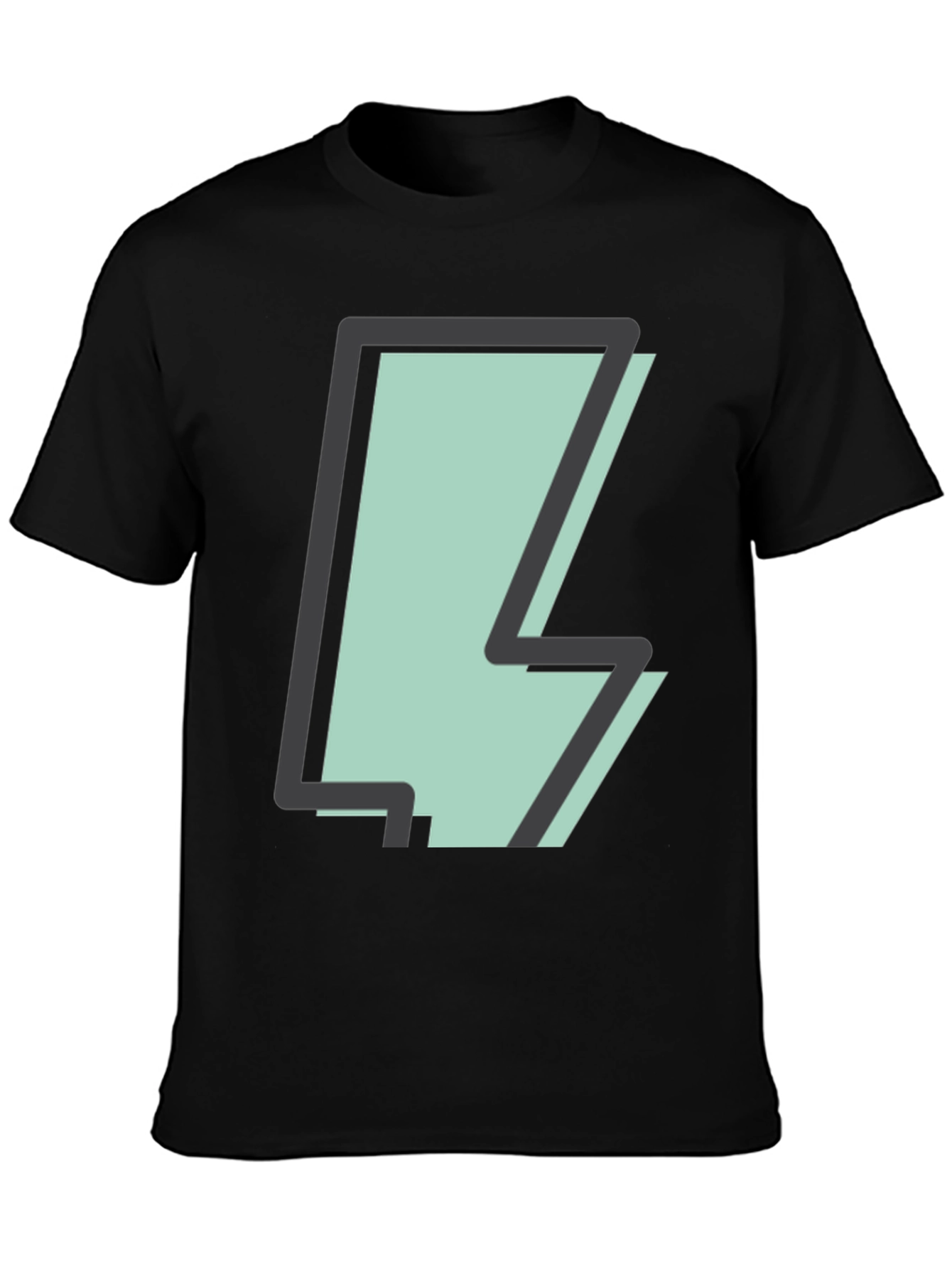 Lightning Bolt Graphic T-Shirt - Cool & Trendy