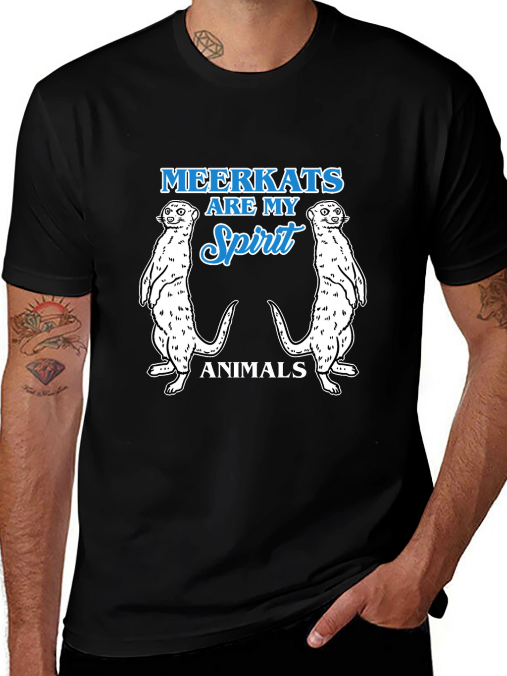 Meerkat Spirit Animals Graphic T-Shirt