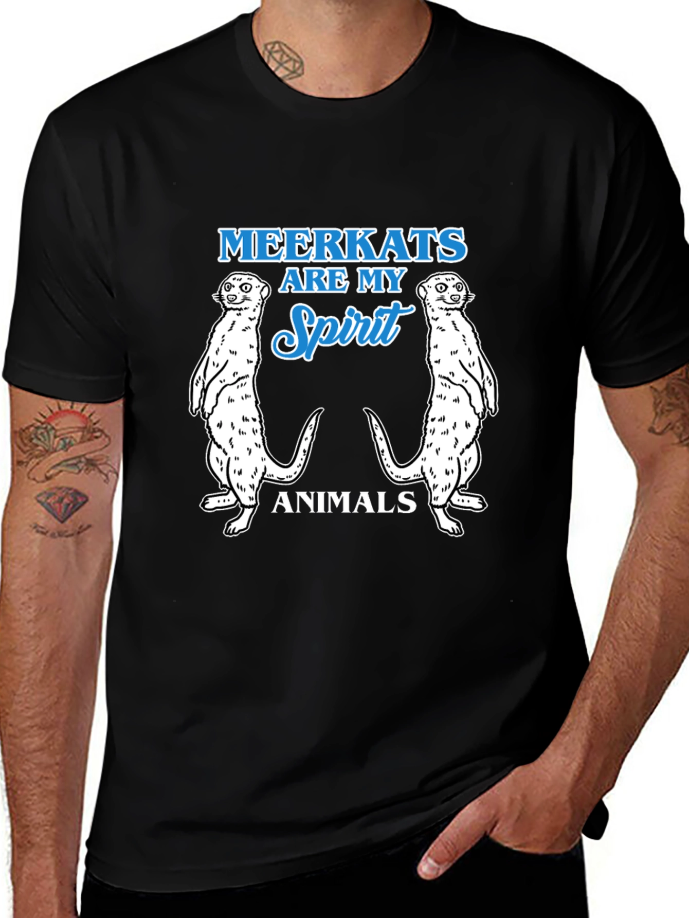 Meerkat Spirit Animals Graphic T-Shirt