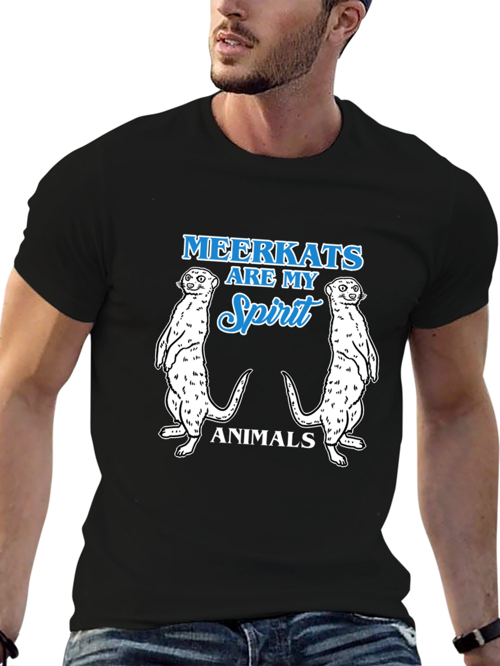 Meerkat Spirit Animals Graphic T-Shirt