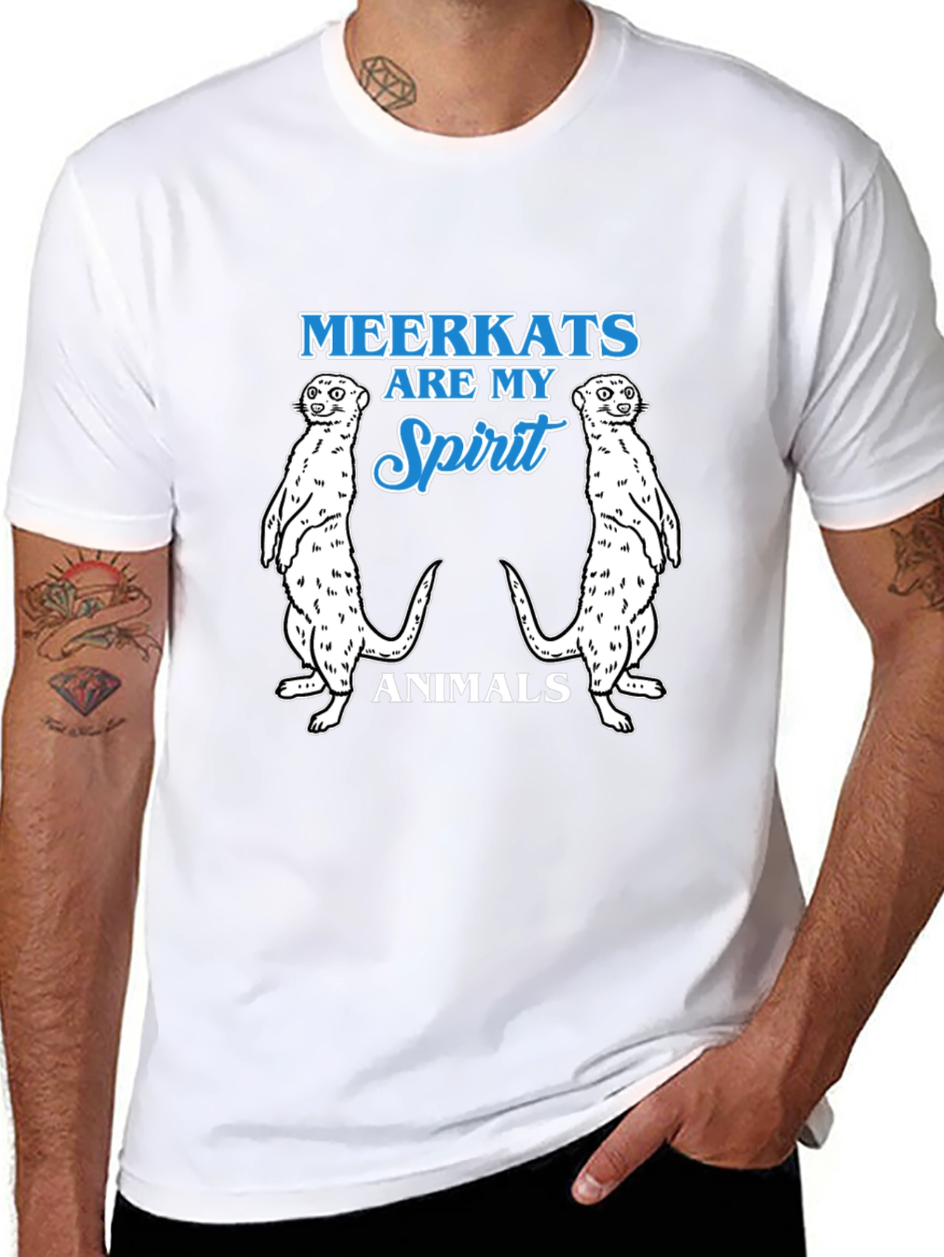 Meerkat Spirit Animals Graphic T-Shirt