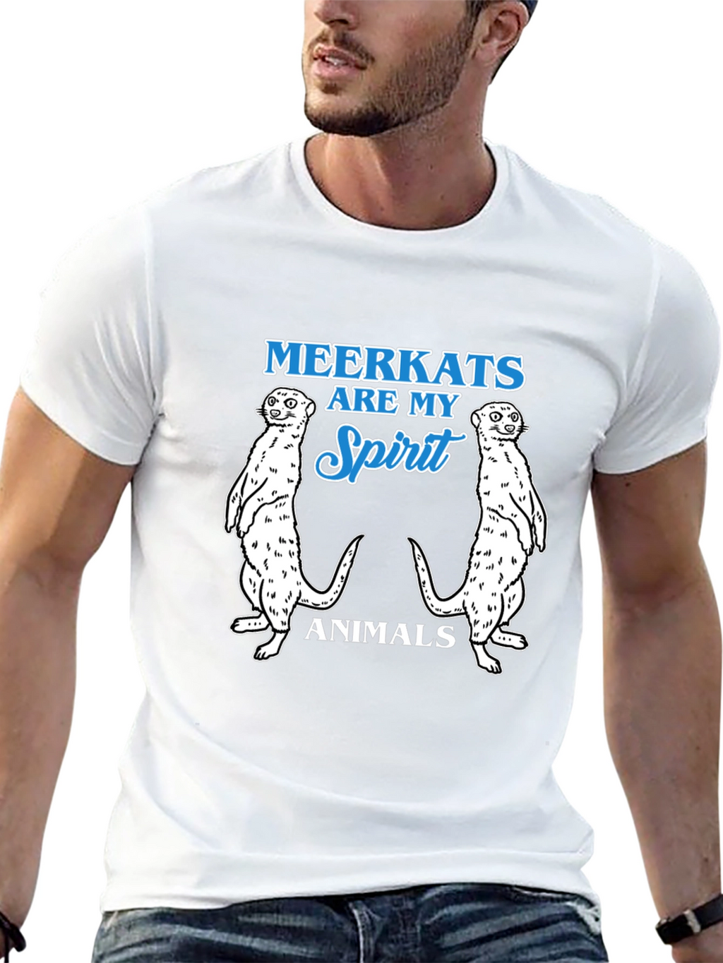 Meerkat Spirit Animals Graphic T-Shirt