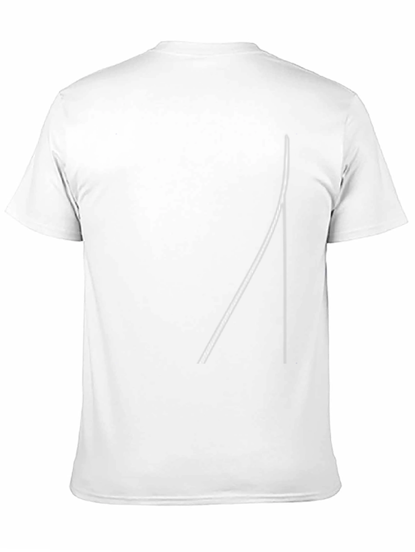 Minimalist Line Art Black T-Shirt