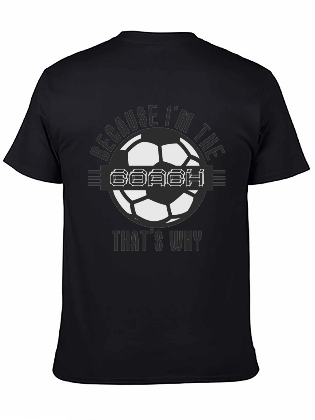 Because Im the Coach Soccer T-Shirt