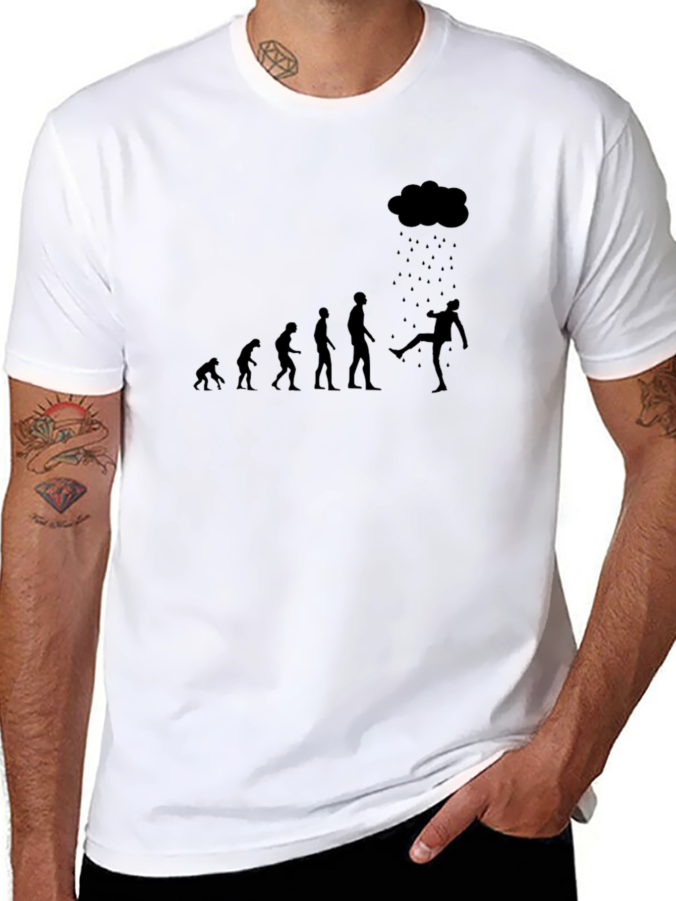 Evolution Kick Black T-Shirt