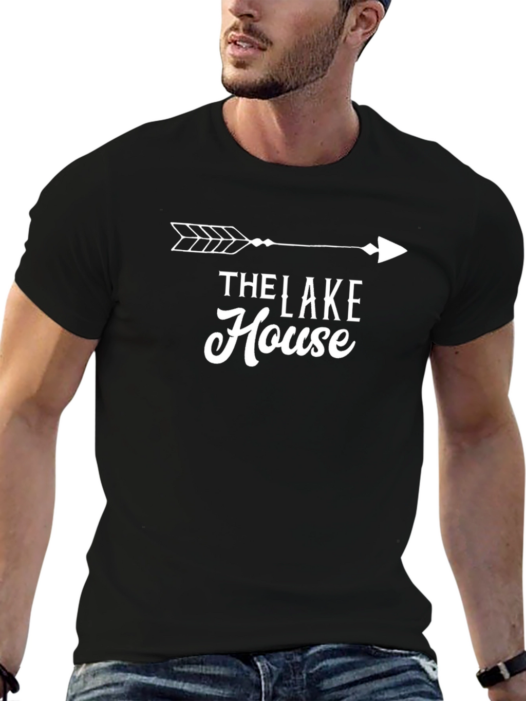 The Lake House Arrow Graphic Tee - Casual Style