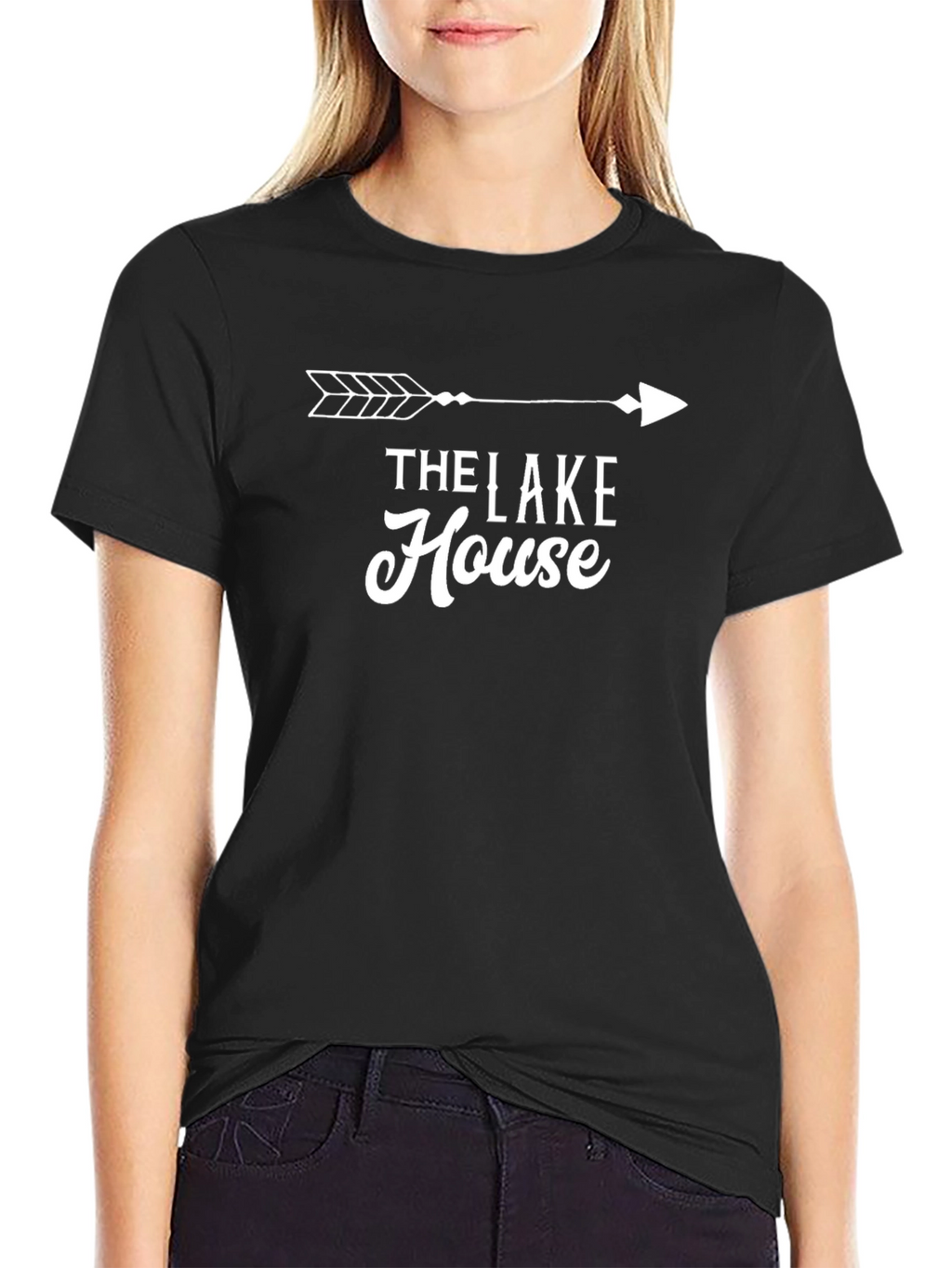 The Lake House Arrow Graphic Tee - Casual Style