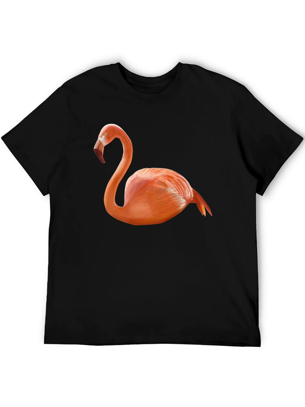 Flamingo Graphic Tee - Classic Black T-Shirt
