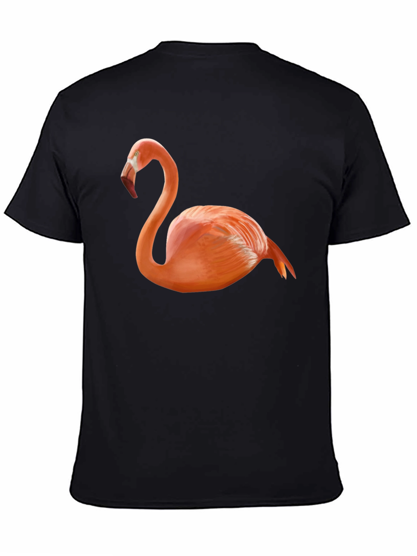 Flamingo Graphic Tee - Classic Black T-Shirt