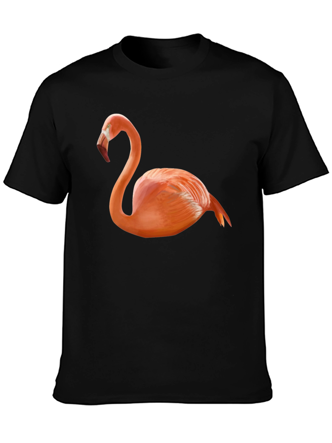 Flamingo Graphic Tee - Classic Black T-Shirt