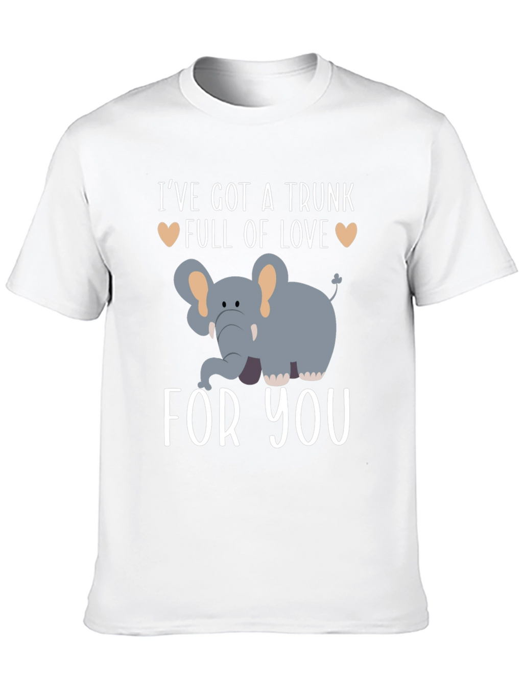Elephant Trunk Full of Love Graphic T-Shirt