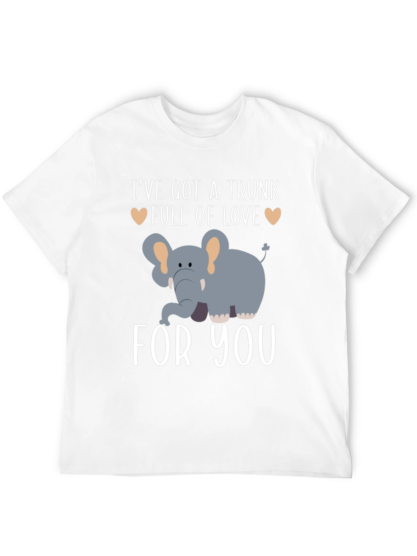 Elephant Trunk Full of Love Graphic T-Shirt