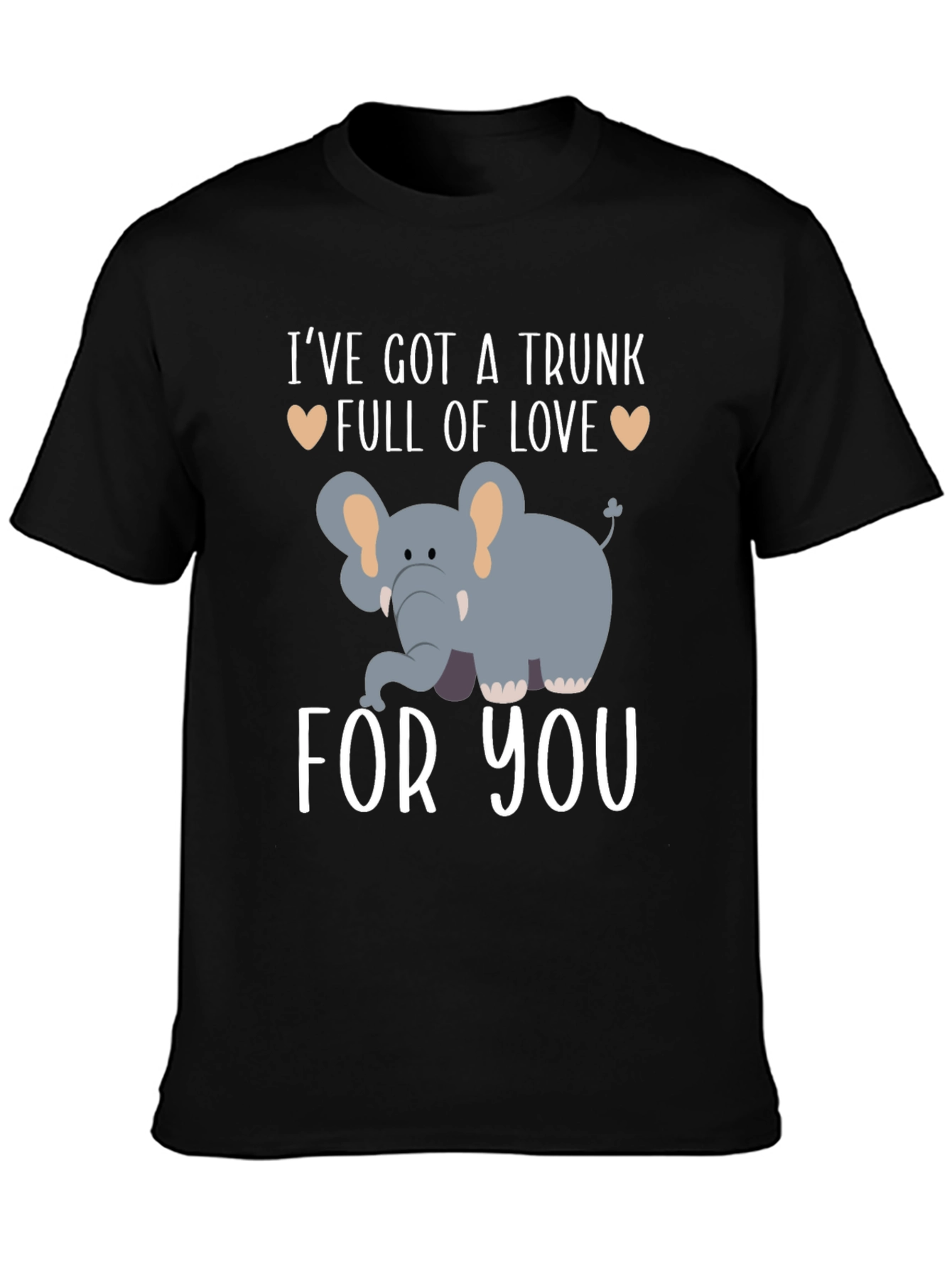 Elephant Trunk Full of Love Graphic T-Shirt