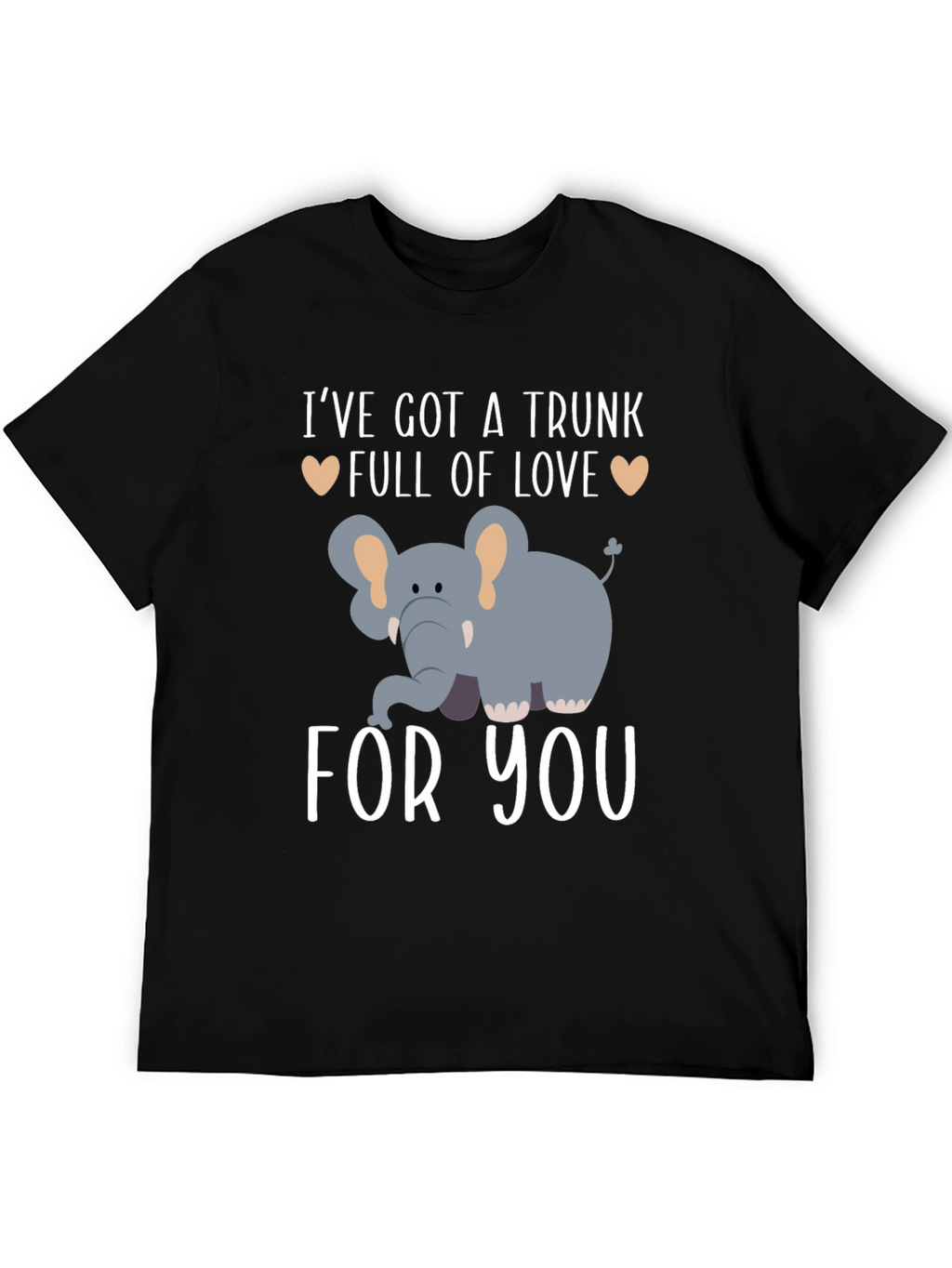 Elephant Trunk Full of Love Graphic T-Shirt