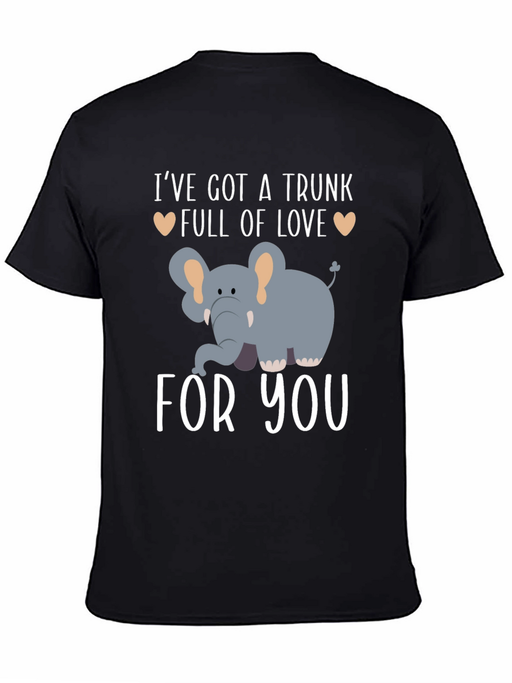 Elephant Trunk Full of Love Graphic T-Shirt