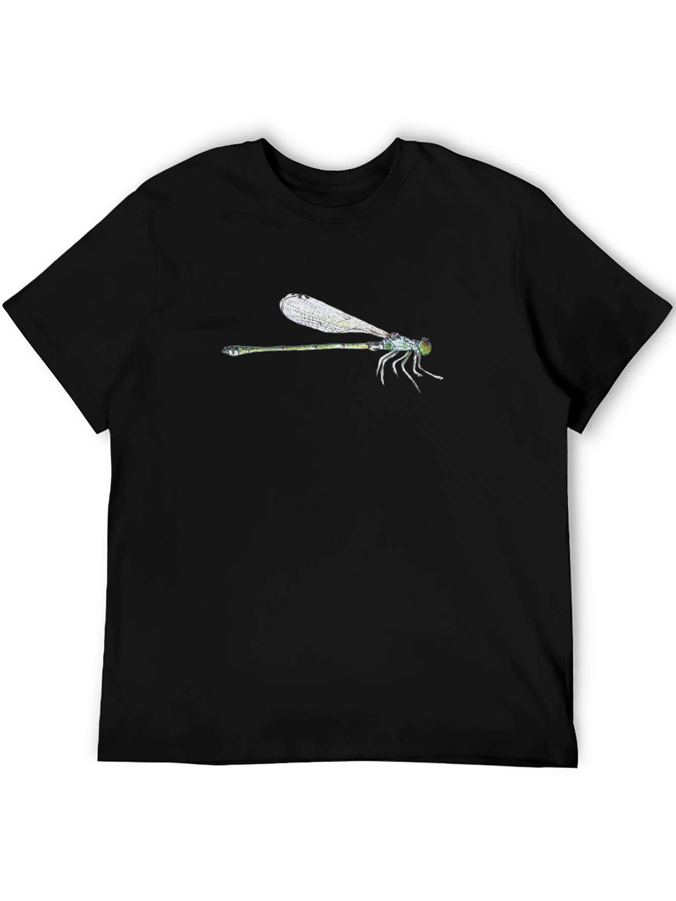 Dragonfly Graphic Black T-Shirt