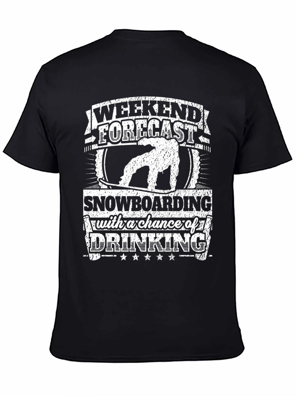 Snowboarding & Drinking Tee