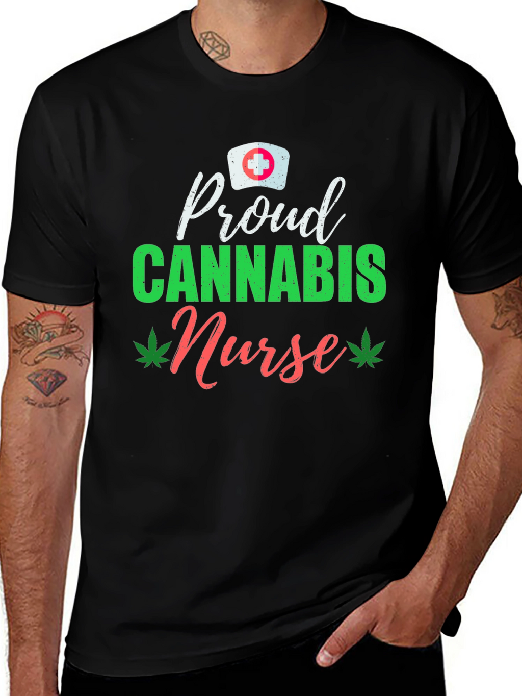 Proud Cannabis Nurse T-Shirt