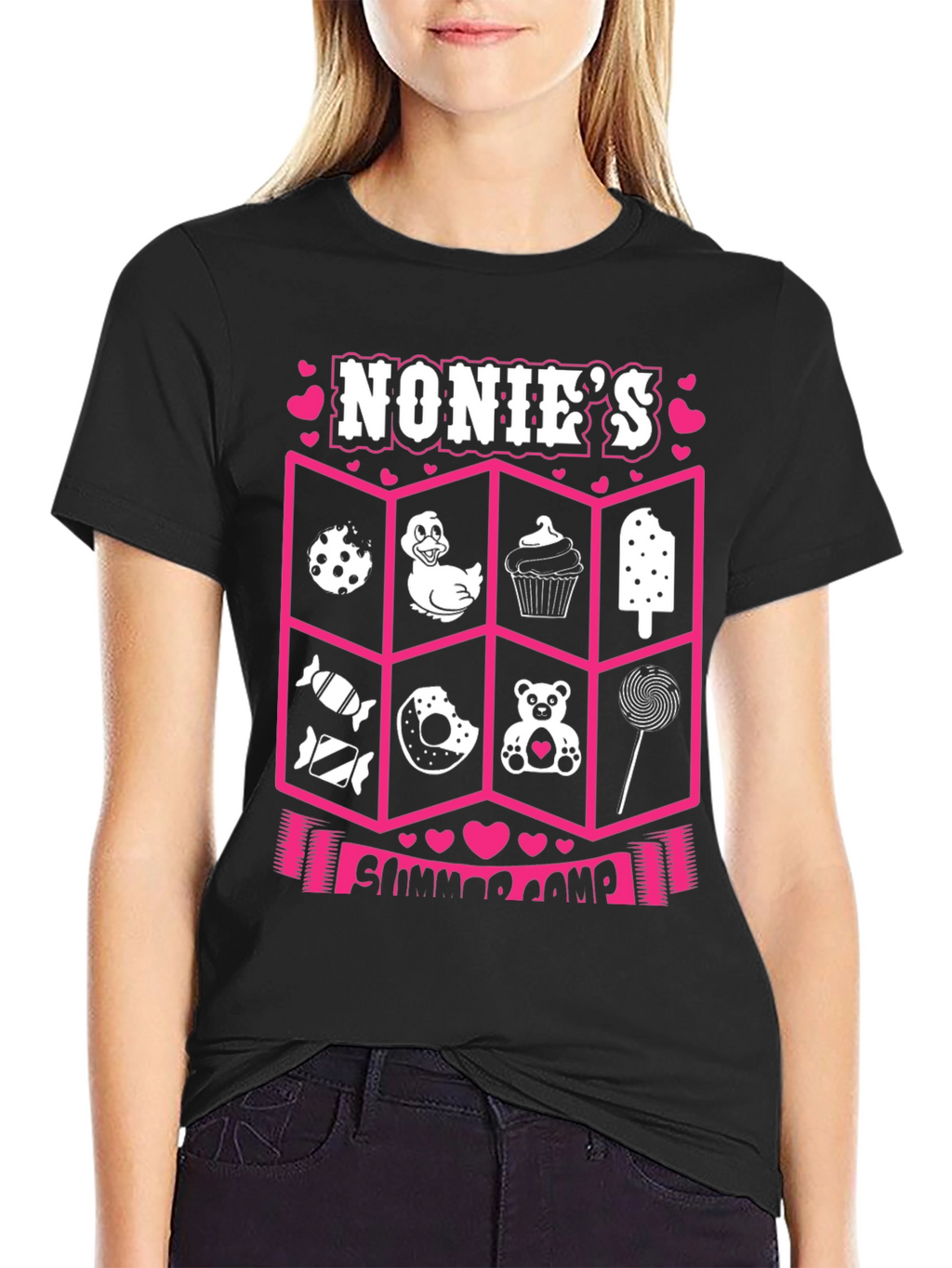 Nonies Summer Camp Graphic T-Shirt